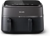 Philips 3000 Serisi Çift Hazneli Airfryer NA350/00 9 lt Yağsız Fritöz - 1