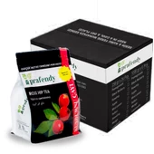 PRAFENDY TOPTAN KUŞBURNU ÇAYI GERÇEK MEYVE TANELİ 1 Kg x 6 Ad. - 1