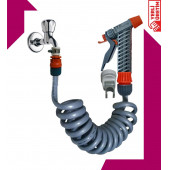 Plasyay Spiral Bahçe Çimen Sulama Balkon Araç Yıkama Hortumu ve Sulama Başlığı Set Halinde - 1