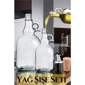 ModaCar Yağ Şişe Seti 4 Adet Mantar ve Tıpa F.Geronimo Design - 1