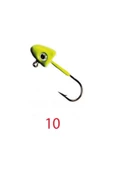 Mutant 6421 Master Trigon 1.7gr LRF Jig Head 5'li Paket Cl:10 - 1