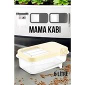 ModaCar Kedi ve Köpek Mama Saklama Kabı Sürgülü Kapaklı 5 Litre - 1