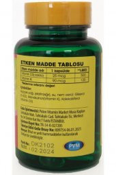 Vitapol Vitamin D3 Vitamin K2 100 Softgel D Vitamini K Vitamini Skt Şubat 2024 Ücretsiz Kargo - 2