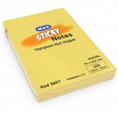 Mas Yapışkanlı Not Kağıdı 100 Syf 76x102 Pastel Sarı 3657 - 2