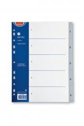 Noki Seperatör 1-5 Rakamlı Plastik A4 59205 - 1