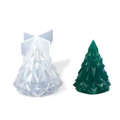 Epoksi Silikon Kalıp Yılbaşı Ağacı Kristal Kalıp 6 CM  X 5 CM - 1