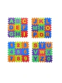 Eva Puzzle Harf ve  Sayılar  Oyun  36 parça puzzle  9cm x 9cm - 1