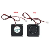 40x40x10 12V DC Yandan Salyangoz Fan 4010 Fan Fan 3D Printer Fanı - 2