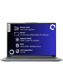 Lenovo IdeaPad Slim 3 16IAH8 83ES002HTR i5-12450H 16 GB 512 GB SSD UHD Graphics 16" WUXGA Notebook - 1
