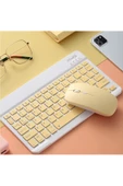 Fuchsia Sunny Renkli İnce Zarif Bluetooth Bağlantılı Çok Amaçlı Klavye Mouse Set thumbnail 4