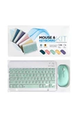 Fuchsia Sunny Renkli İnce Zarif Bluetooth Bağlantılı Çok Amaçlı Klavye Mouse Set thumbnail 6