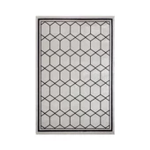 BAHARİYE HALI DEEP KOLEKSİYONU 6084 BEJ SİYAH 15X230 ÖLÇÜ - 1