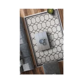 BAHARİYE HALI DEEP KOLEKSİYONU 6084 BEJ SİYAH 15X230 ÖLÇÜ - 2