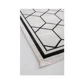 BAHARİYE HALI DEEP KOLEKSİYONU 6084 BEJ SİYAH 15X230 ÖLÇÜ - 4