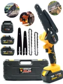 Germany Style Alman Çİft Akü Çift Pala Zincir Şarjlı Dal Budama Testeresi Makinesi - 2