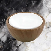 Polimer Düğme Kulp İçbükey Ceviz Beyaz Dolap Mobilya Mutfak Dolabı Çekmece Kulpu Kulbu thumbnail 1