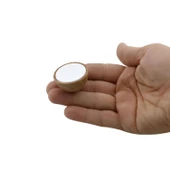 Polimer Düğme Kulp İçbükey Ceviz Beyaz Dolap Mobilya Mutfak Dolabı Çekmece Kulpu Kulbu thumbnail 2