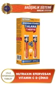 NUTRAXİN VİTAMİN C D ZİNC 15 EFERVESAN TABLET - İKİLİ KOFRE thumbnail 1