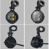 Motosiklet Sis Led Beyaz ışık ( 2 Adet Led, 1 Adet Anahtar ) - 5