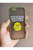 Iphone 7 Iphone 8 Iphone Se 2020 Uyumlu Kamera Korumalı Katil Civciv Telefon Boyun Askılı Set Kılıf - 3
