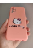 Samsung Galaxy A13 Uyumlu Hello Kitty Tasarım Kamera Korumalı Telefon Boyun Askılı Set Kılıf - 4