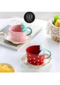 Krd Home Kahve Fincan Takımı 4 Parça Seramik KRD-3701 KRD 6329 7018 - 1