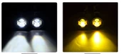 Motosiklet Sis Led Beyaz ışık ( 2 Adet Led, 1 Adet Anahtar ) - 4