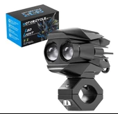 Motosiklet Sis Led Beyaz ve Sarı ışık ( 2 Adet Led, 1 Adet Anahtar ) - 2