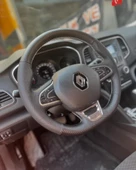 Renault Megane 4 İcon Araca Özel Direksiyon Kılıfı (SOFT NOKTA KARBON KREM İP) thumbnail 3