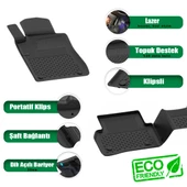 Mercedes E Serisi 2002-2009 Uyumlu SAHLER Araca Özel 4.5D Havuzlu Oto Paspas - W212 thumbnail 2