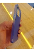İPhone 15 Pro Max Uyumlu Mavi Hologramlı Kapak Tuş Hassasiyeti Mükemmel Darbe Korumalı Kılıf - 2