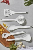 Selenica 11 Parça Mutfak Çeyiz Seti,Teflon Kepçe Seti,Izgara Maşası,Çırpıcı,Makas,Spatula. - 2