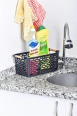 Selenica 3 Adet Kulplu Sepet ,Kulplu Organizer Ahşap Kulp,Buzdolabı İçi-Mutfak Tezgah Üstü-Banyo Organizeri - 3