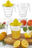 Selenica 500 Ml Ölçülü Pratik Narenciye Sıkacağı | Portakal Limon Narenciye Sıkacağı Limon Sıkacağı Ölçü Kabı - 1