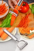Selenica 5 Parça Mutfak Gereçleri Seti Patates Ezici, Kevgir, Pizza Kesici, Julyen Soyacak, Tel Çırpıcı - 2
