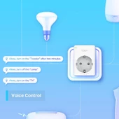 Tp-Link Tapo Wlan Akıllı Priz Tapo P100, Smart Home Wifi Priz, Alexa Aksesuar, Alexa, Google Home, Tapo App - 4