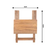 Ahşap Katlanır Masa Piknik Masası Balkon Masası - 4