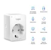 Tp-Link Tapo Wlan Akıllı Priz Tapo P100, Smart Home Wifi Priz, Alexa Aksesuar, Alexa, Google Home, Tapo App - 2