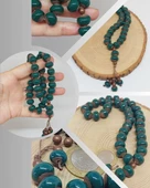 Anadolu Toprağı Serisi 33'Lük Yeşil Renk Seramik Boncuk Tesbih 10-12mm (54110) thumbnail 1