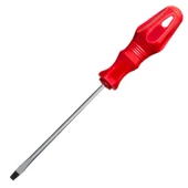 Tornavida Düz Tornavida Kırmızı Plastik Sap 6x150 mm - 4