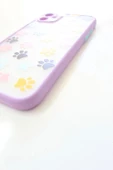 İPhone 11 Uyumlu Kamera Korumalı Yavru Kediler Pati Kılıf Tuşları Renkli Hux Kapak - 2