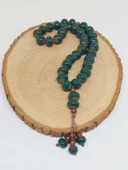 Anadolu Toprağı Serisi 33'Lük Yeşil Renk Seramik Boncuk Tesbih 10-12mm (54110) thumbnail 4