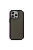 iPhone 15 Pro Harvel Darbe Emici Kenarları Renkli Kapak - 2