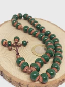 Anadolu Toprağı Serisi 33'Lük Yeşil Renk Seramik Boncuk Tesbih 10-12mm (54122) thumbnail 6