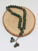 Anadolu Toprağı Serisi 33'Lük Yeşil Renk Seramik Boncuk Tesbih 10-12mm (54100) thumbnail 4