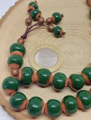 Anadolu Toprağı Serisi 33'Lük Yeşil Renk Seramik Boncuk Tesbih 10-12mm (54122) thumbnail 3