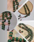 Anadolu Toprağı Serisi 33'Lük Yeşil Renk Seramik Boncuk Tesbih 10-12mm (54122) thumbnail 1