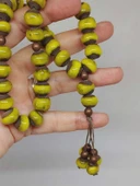 Anadolu Toprağı Serisi 33'Lük Sarı Renk Seramik Boncuk Tesbih 10-12mm (54106) thumbnail 2