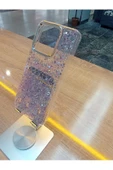 Xiaomi Redmi 12C Uyumlu  Xiaomi Poco C55 Uyumlu Simli Kamera Çerçevesi Ve Tuşları Metal Kılıf - 2