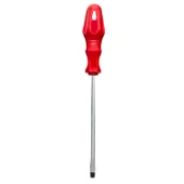 Tornavida Düz Tornavida Kırmızı Plastik Sap 5x150 mm - 5